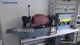 How to make car license plates / number plates with Muschard machines?