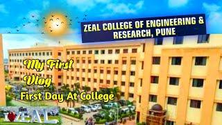 First Day At College | My first vlog | #zcoer pune | #marutigaikwad