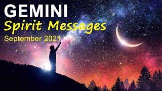 GEMINI SPIRIT MESSAGES - SEPTEMBER 2021 "YOU RECEIVE GOOD NEWS GEMINI" Gemini Tarot Reading #Youtube