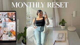 SEPTEMBER MONTHLY RESET | vision board, goals & intentions, monthly favorites