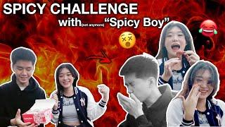 Udil "Spicy Boy" mau nangis!? Livy si "Spicy Girl" - Fire Wings Challenge 