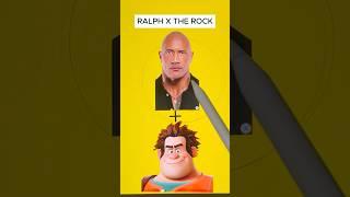 Turning The Rock Into Ralph | Wreck It Ralph | #fanart #unofficial