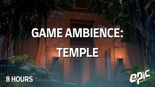 8 Hours of Tranquil Ancient Forest Temple Ambience | Relaxing Game Soundscape