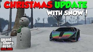 GTA ONLINE CHRISTMAS SNOW STREAM! Christmas Update is Live