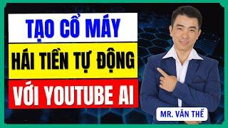 Livestream Chia Sẻ Cách Tạo Cổ Máy Hái Tiền Tự Động Với Youtube AI