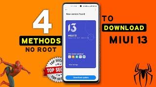 Top 4 Method to Download MIUI 13 Update Fast In Your Xiaomi Device || JUST 5 MINUTE  ME INSTALL ?