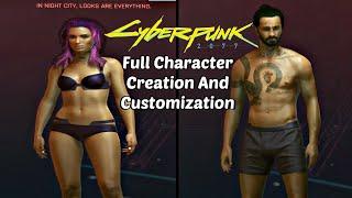 Cyberpunk 2077 - Full Character Creation & Customization (Female + Male All Options) PS5 4K UHD