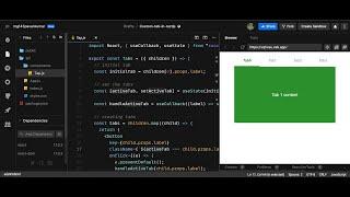 how to create a tab component using React.js from scratch | Mg Coding Fun