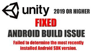 JDK and SDK Path Issue in Unity 2019 and Higher Versions Fixed