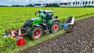 Ploughing Cover Crop | FENDT 942 vario + Lemken Juwel 10 7 furrow on-land plough | v Peperstraten