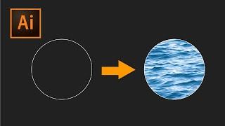 How to put a picture in a circle shape using Illustrator