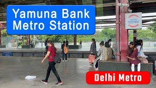 Yamuna Bank Metro Station || Delhi Metro Interchange Station