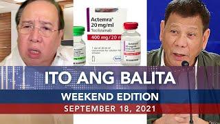 UNTV: ITO ANG BALITA WEEKEND EDITION | September 18, 2021