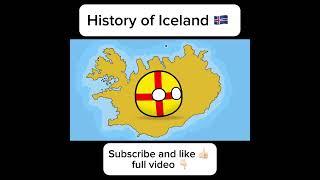 Countryballs - History of  Iceland  #countryballs #history #geography #map #iceland  #europe #ww2