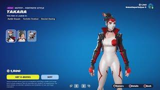 RARE Takara Is BACK In Fortnite After ~1,000 Days + NEW Emote!!