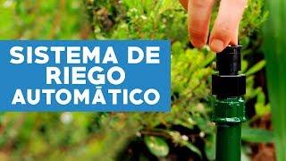 ¿Cómo implementar un sistema de riego automático en el jardín?