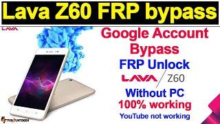 LAVA Z60 FRP bypass||Remove Google Account without PC 100% working 2022||Latest Method|Fun2Funtoosh