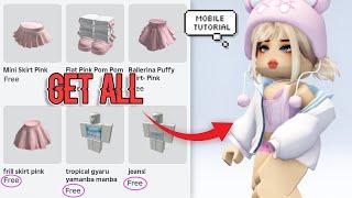 GET ALL ROBLOX CLOTHES FOR FREE in 2024! (Shirts + Pants + More) Mobile Tutorial