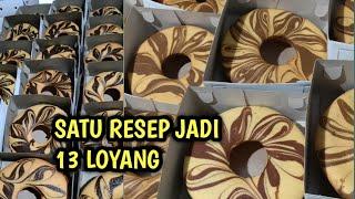 RESEP BOLU JADUL / TULBAN MINI EKONOMIS || satu resep jadi 13 loyang