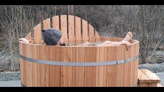 Jak zrobić balię ogrodową za pomocą prostych narzedzi, DIY wooden hot tub,