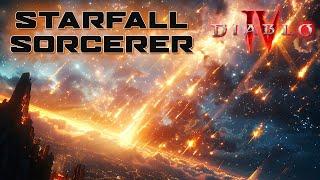 Diablo 4 Season 4 STARFALL SORCERER - INSANE Meteor Build! [Starfall Coronet Unique]