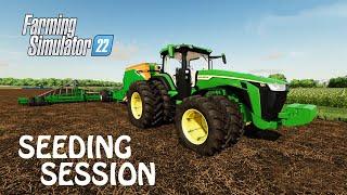 BIG SEEDING SESSION in Farming Simulator 2022 - Just trying something out | FS22 | PS4 | PS5 | Xbox