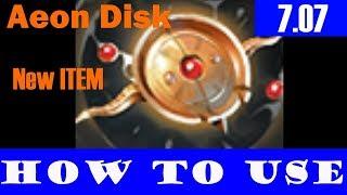 Dota 2 How to use Aeon Disk (New Item + Spell Interactions)