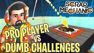 Can These SCRAP MECHANIC PRO'S beat my HARD CHALLENGES?!