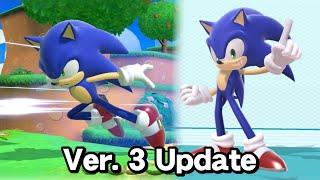 Sonic Re-Imagined Moveset VERSION 3 UPDATE - Mod Showcase [SSBU]