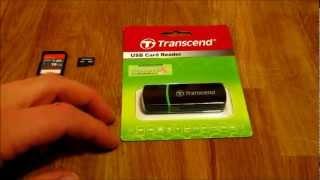 Transcend USB Flash Memory Card Reader TS-RDP5K for SD and microSD cards