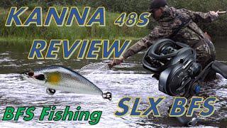 Kanna 48s Trout Lure Review (BFS Trout Fishing with SLX BFS)