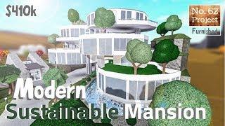 Bloxburg Build || Huge Modern Sustainable Mansion | Roblox [Part 1/3]