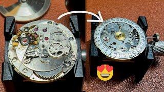 Vintage Rotary Automatic Watch Full Repair Service | ASMR