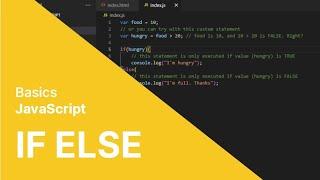 If Else Statement in JavaScript (Basics)