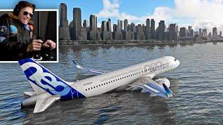 LANDING ON THE HUDSON RIVER LIKE SULLY - Microsoft Flight Simulator