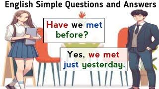 English Simple Questions and Answers | English Speaking Practice | Learn English