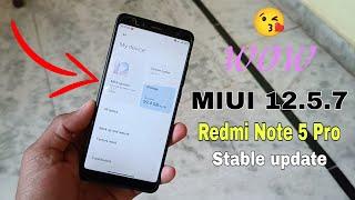MIUI 12.5.7 stable update Redmi Note 5 pro / Android 11 / Indian stable update finally release ota