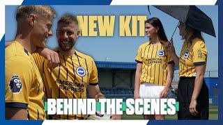 BEHIND THE SCENES of Brighton's Away Kit Launch! 