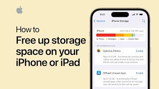 How to free up storage space on your iPhone or iPad | Apple Support