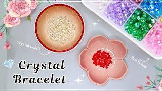 DIY Bracelet with Beads | How To Make Crystal Bracelet At Home | DIY Bracelet for Girls