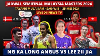 Jadwal Semifinal Malaysia Master 2024: LIVE INEWS TV Jam 12 Siang | Malaysia Master 2024 Day 5 SF