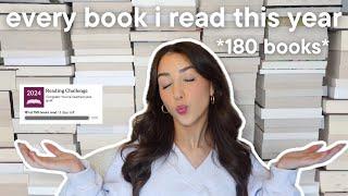 reviewing the 181 books I read in 2024 in a few sentences 180+ book reviews