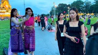 Walking tour in Phnom Penh - Cambodia 2024 - Khmer Real Life 4K