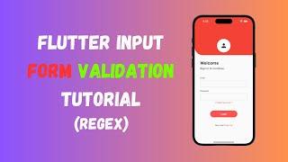 Flutter Input Form Validation Tutorial (Regex)