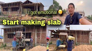 I Got Emotional , Start Making Slab For Our House ,// Pema’s Channel