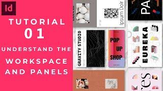 Understand the Workspace and Panels Adobe Indesign tutorial for beginners| Easy way to learn