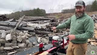 2024 TW-2 Log Splitter Walkthrough and Demonstration