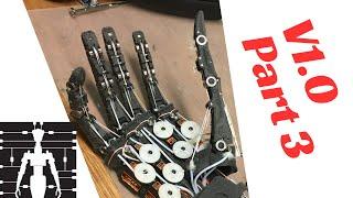 How to build a V1.0 DexHand Part 3: Finger assembly #DIY #lowcost  #robot #hand