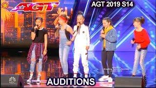 GForce -  KID GIRL Band AMAZING!!  | America's Got Talent 2019 Audition