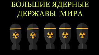 СТРАНЫ ПО КОЛИЧЕСТВУ ЯДЕРНОГО ОРУЖИЯ | БОЛЬШИЕ ЯДЕРНЫЕ СТРАНЫ МИРА